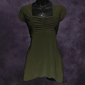 Vintage Asymmetrical Blouse